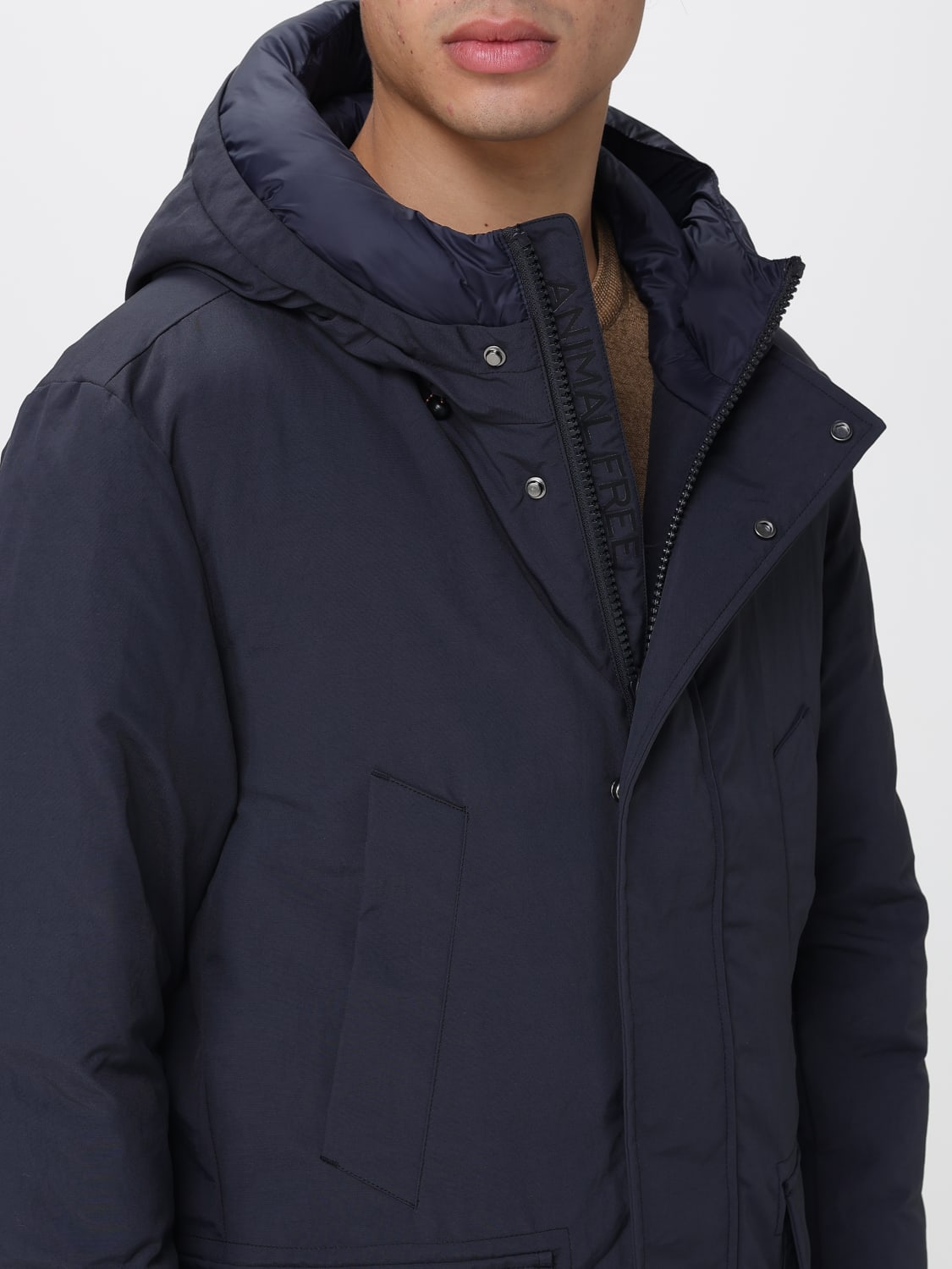 SAVE THE DUCK COAT: Coat men Save The Duck, Blue - Img 4