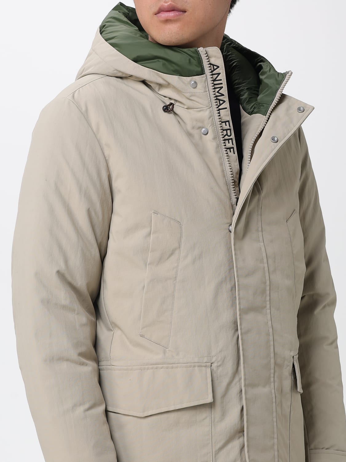 SAVE THE DUCK COAT: Coat men Save The Duck, Beige - Img 4