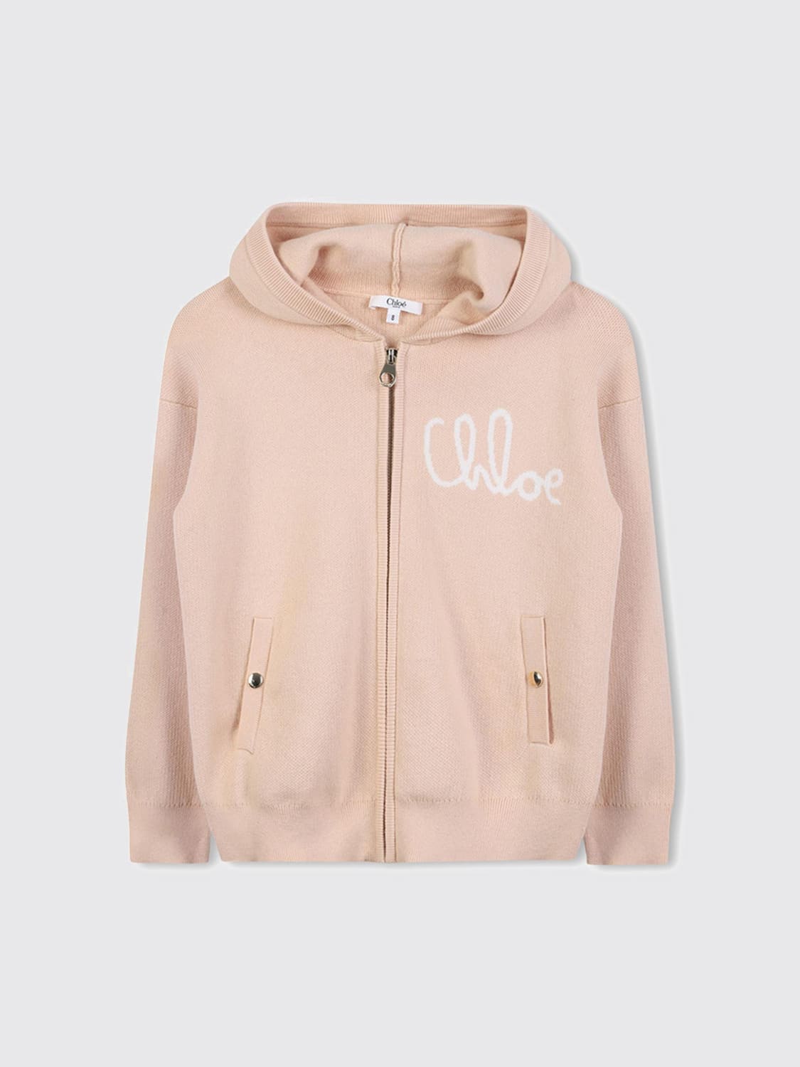 CHLOÉ SWEATER: Sweater kids ChloÉ, Beige - Img 1