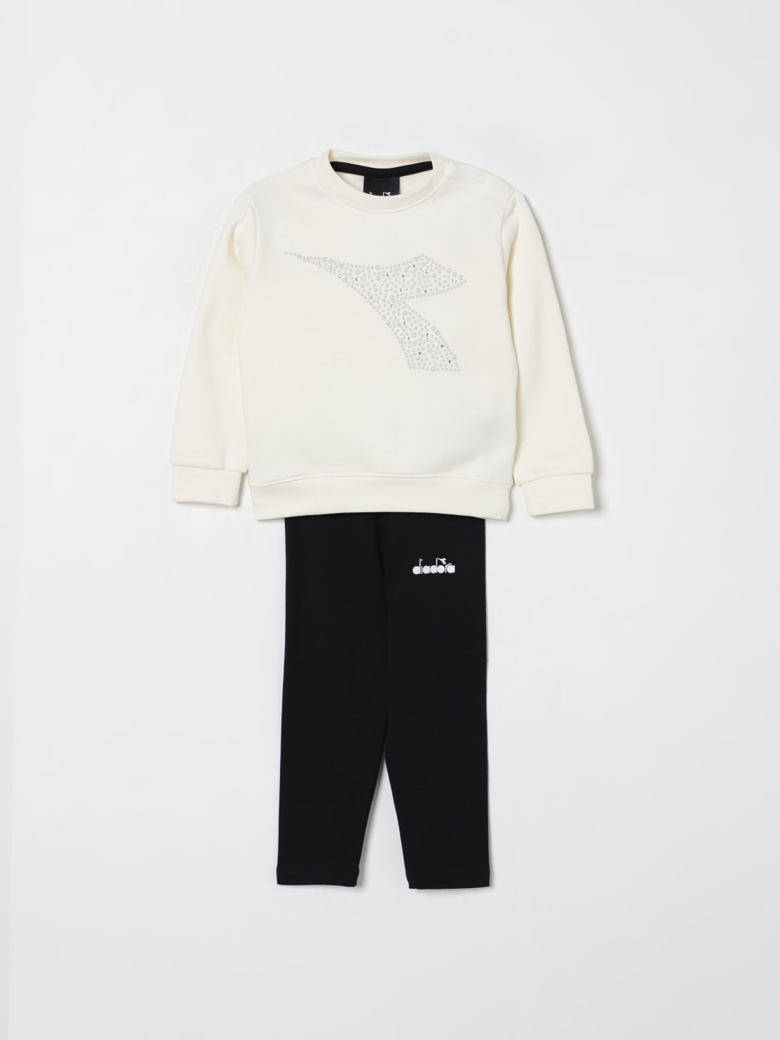 DIADORA JUMPSUIT: Romper kids Diadora, Cream - Img 1