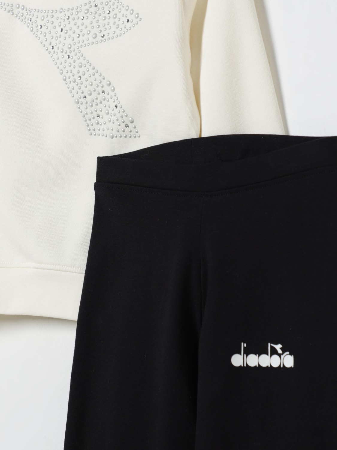 DIADORA JUMPSUIT: Romper kids Diadora, Cream - Img 3