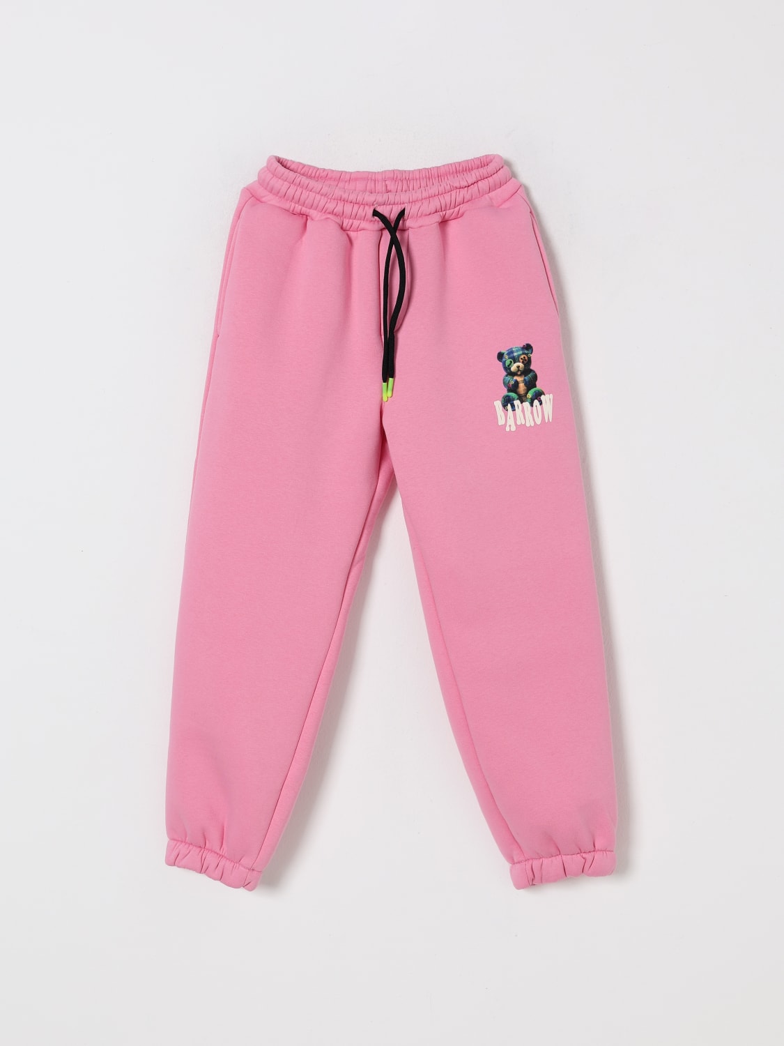BARROW KIDS PANTALONI: Pantalone jogging Barrow Kids in cotone con logo , Rosa - Img 1