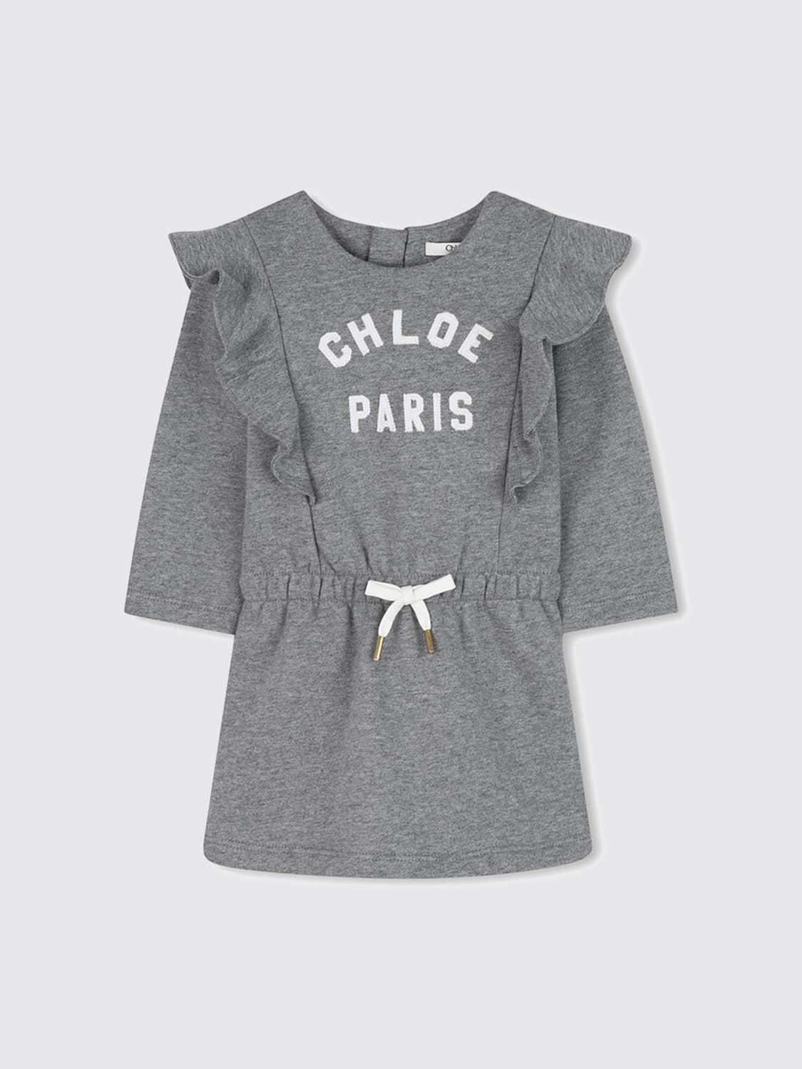 CHLOÉ ROMPER: Romper kids ChloÉ, Grey - Img 1