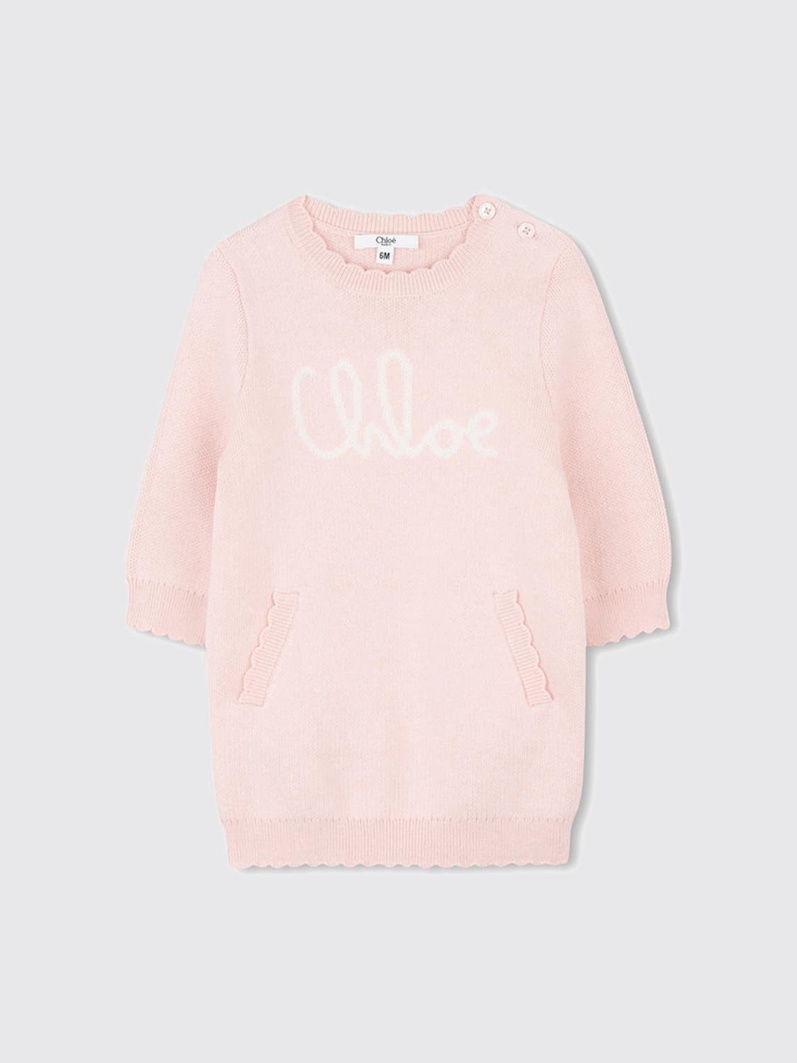 CHLOÉ ROMPER: Romper kids ChloÉ, Pink - Img 1