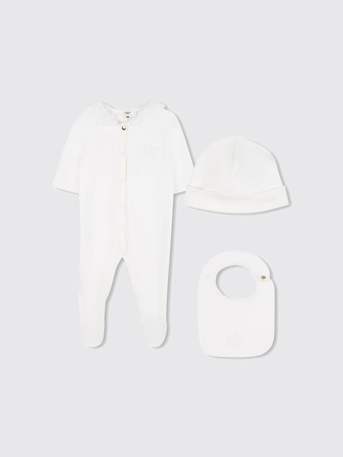 CHLOÉ JUMPSUIT: Tracksuit kids ChloÉ, White - Img 1