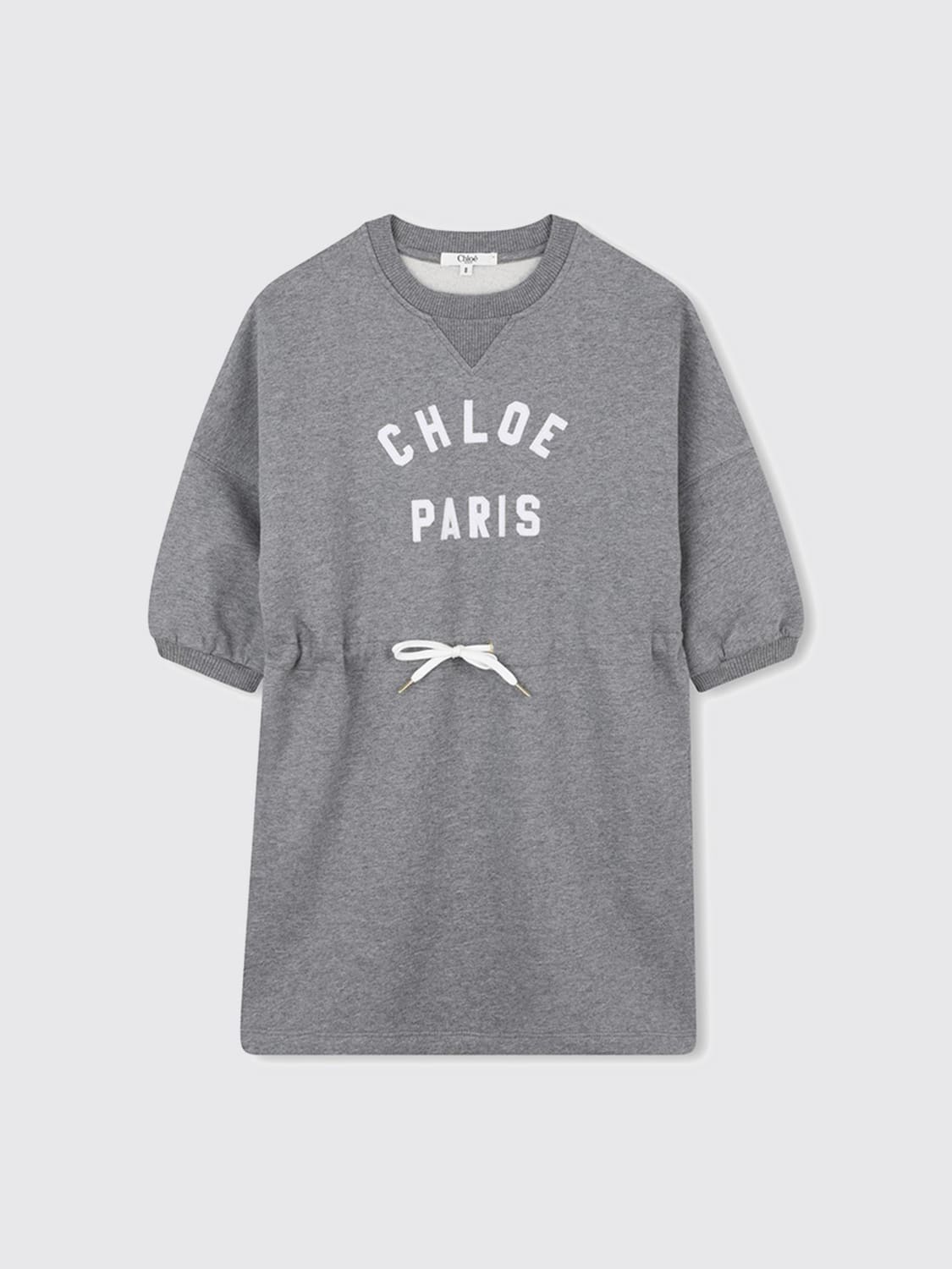 CHLOÉ ROBE: Robe enfant ChloÉ, Gris - Img 1