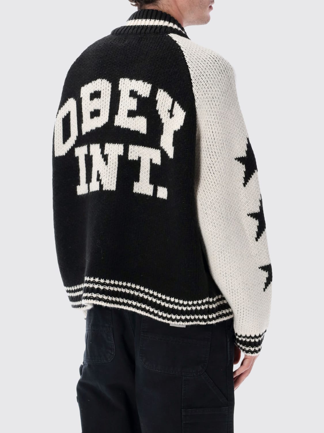 OBEY PULLOVER: Pullover herren Obey, Schwarz - Img 2