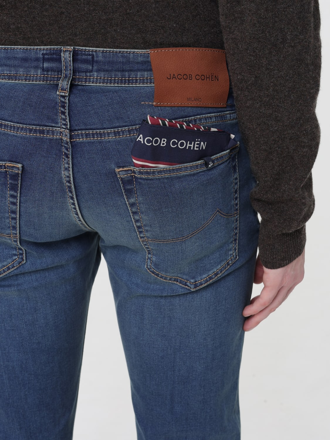 JACOB COHEN JEANS: Pants men Jacob Cohen, Blue - Img 3