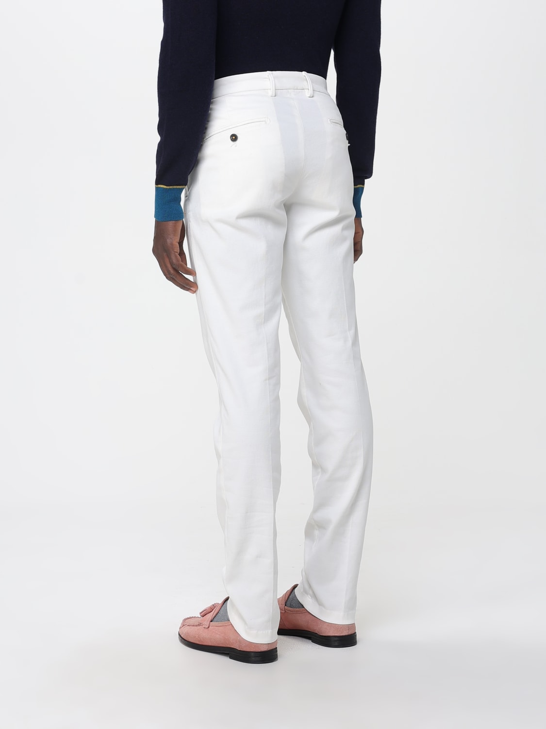 MANUEL RITZ PANTS: Pants men Manuel Ritz, White - Img 2