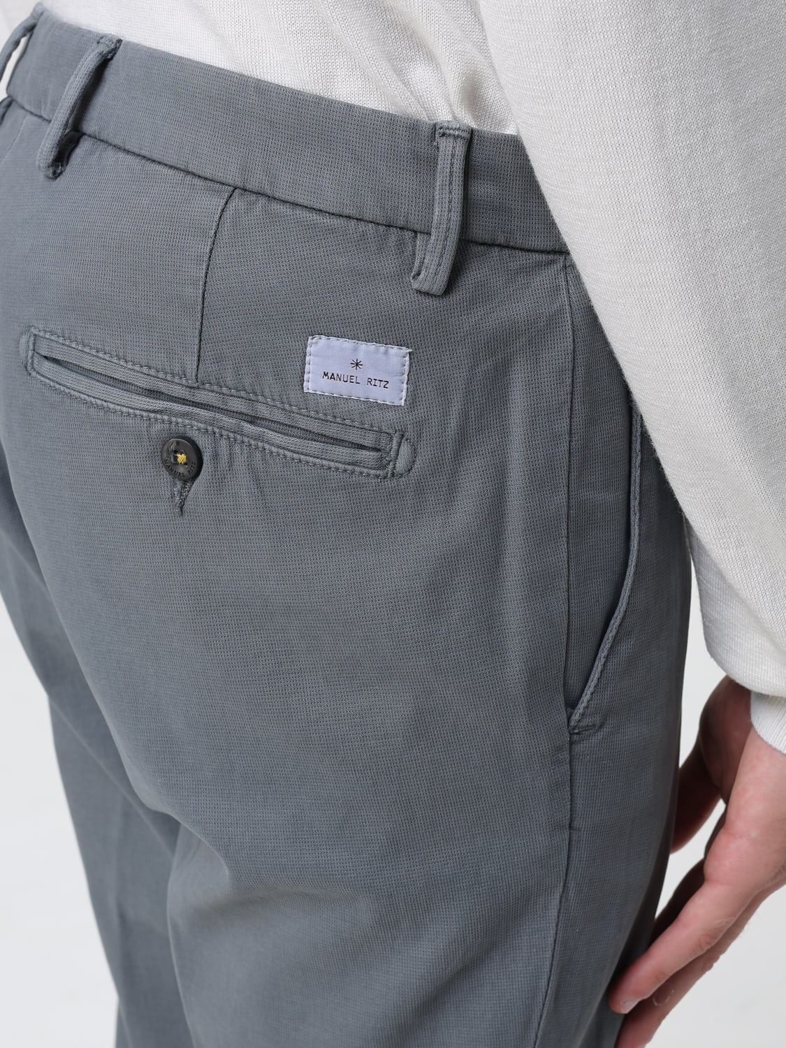 MANUEL RITZ PANTS: Pants men Manuel Ritz, Grey - Img 3