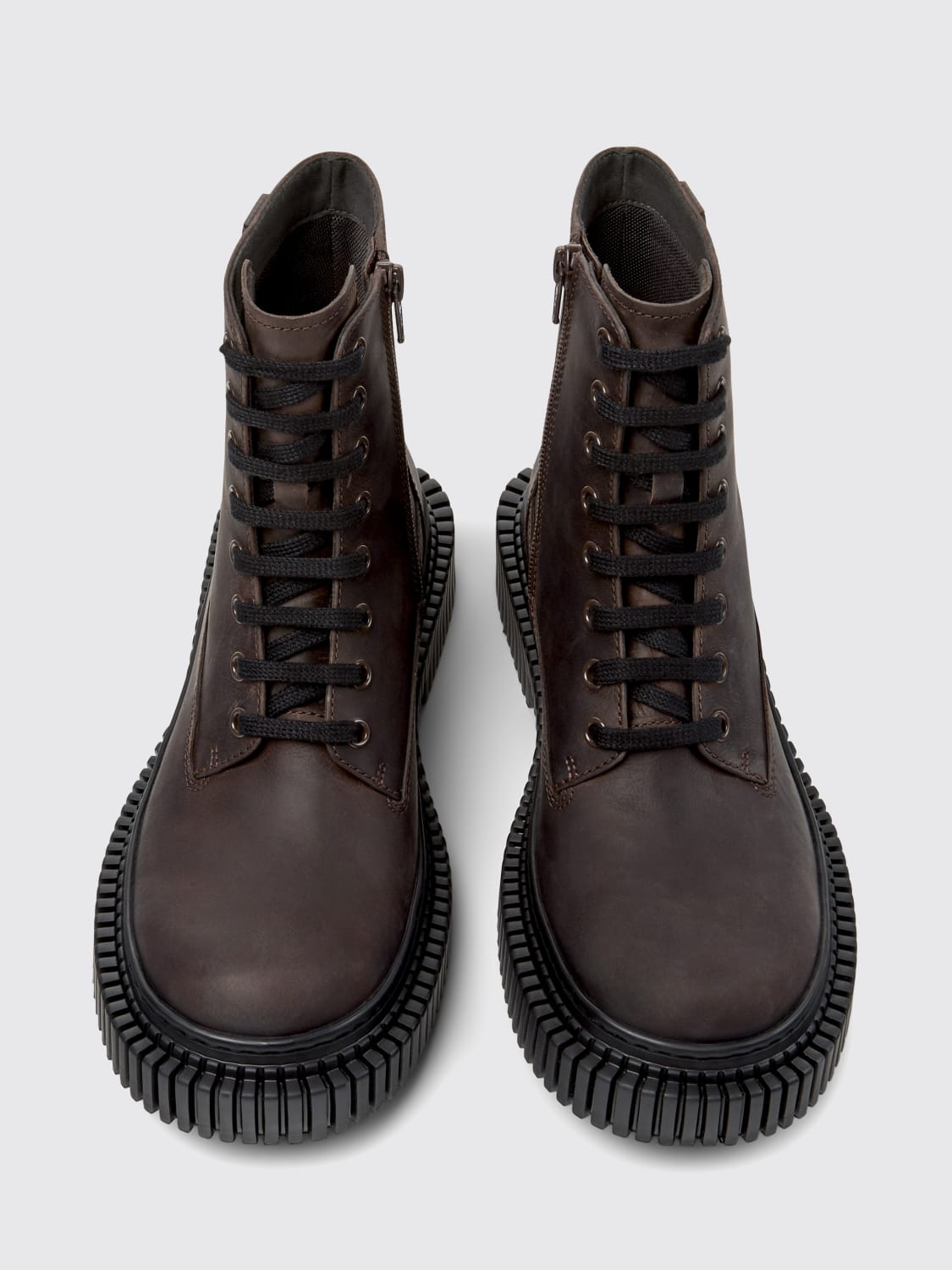 CAMPER 靴子: 鞋 女士 Camper, 棕色 - Img 4