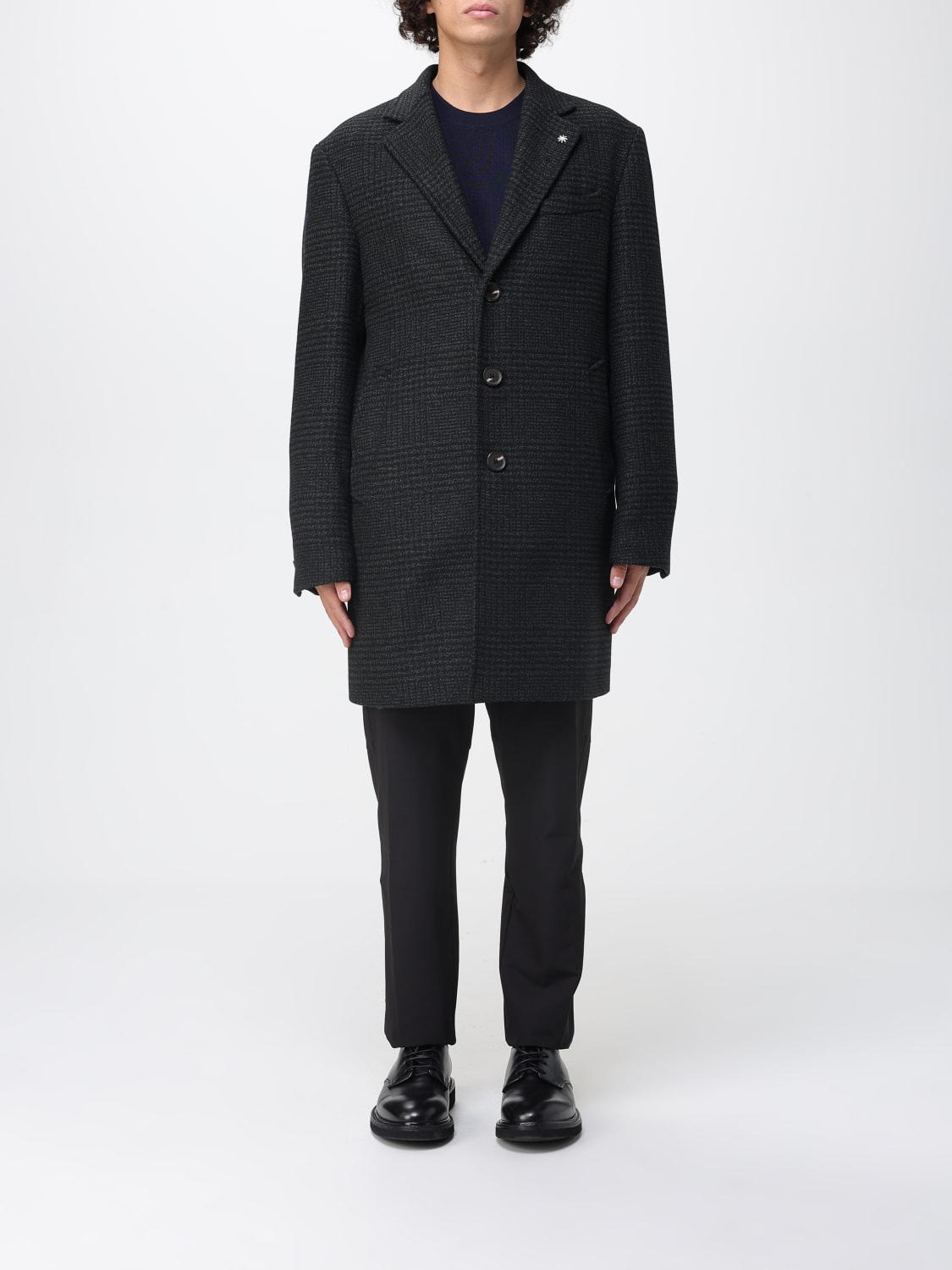 MANUEL RITZ COAT: Coat men Manuel Ritz, Green - Img 1