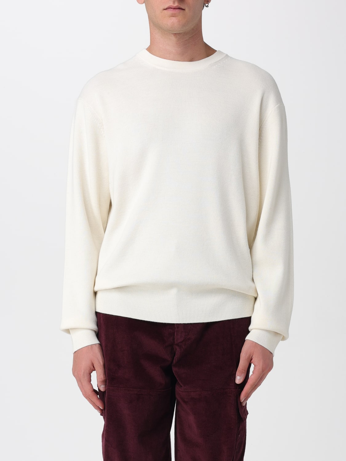 MANUEL RITZ SWEATER: Sweater men Manuel Ritz, Yellow Cream - Img 1