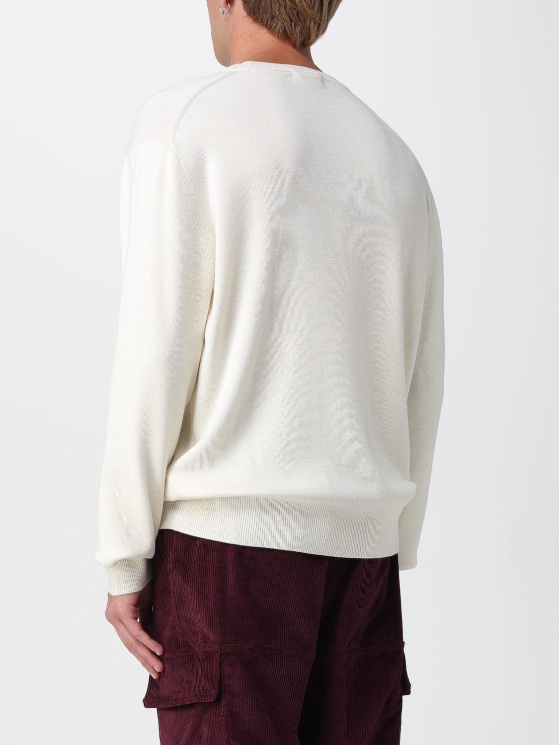 MANUEL RITZ SWEATER: Sweater men Manuel Ritz, Yellow Cream - Img 2