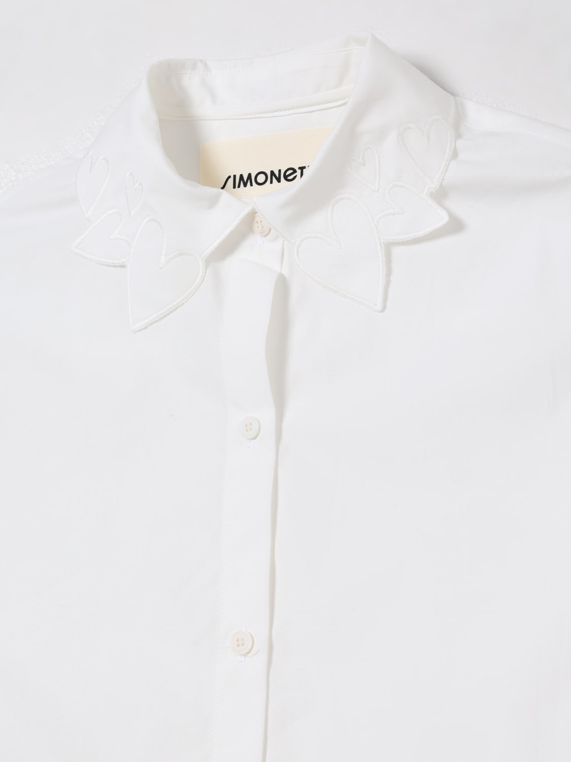 SIMONETTA CAMISA: Camisa niños Simonetta, Marfil - Img 3