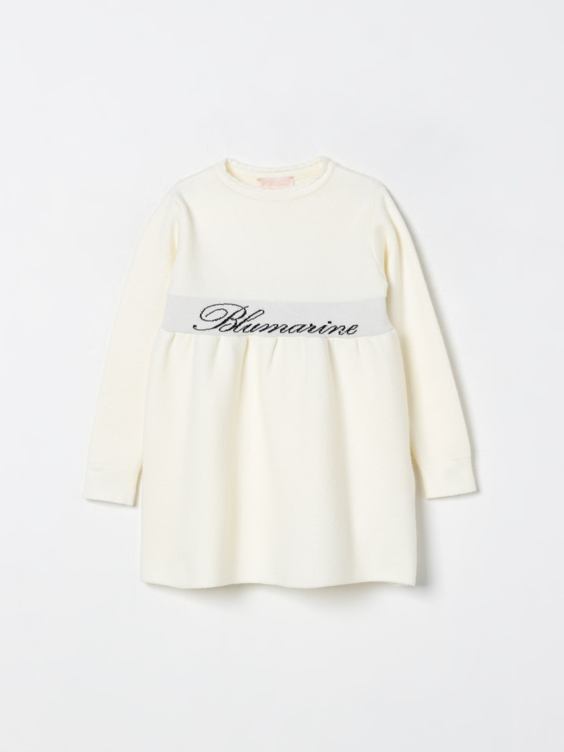 MISS BLUMARINE ROMPER: Romper kids Miss Blumarine, Ivory - Img 1