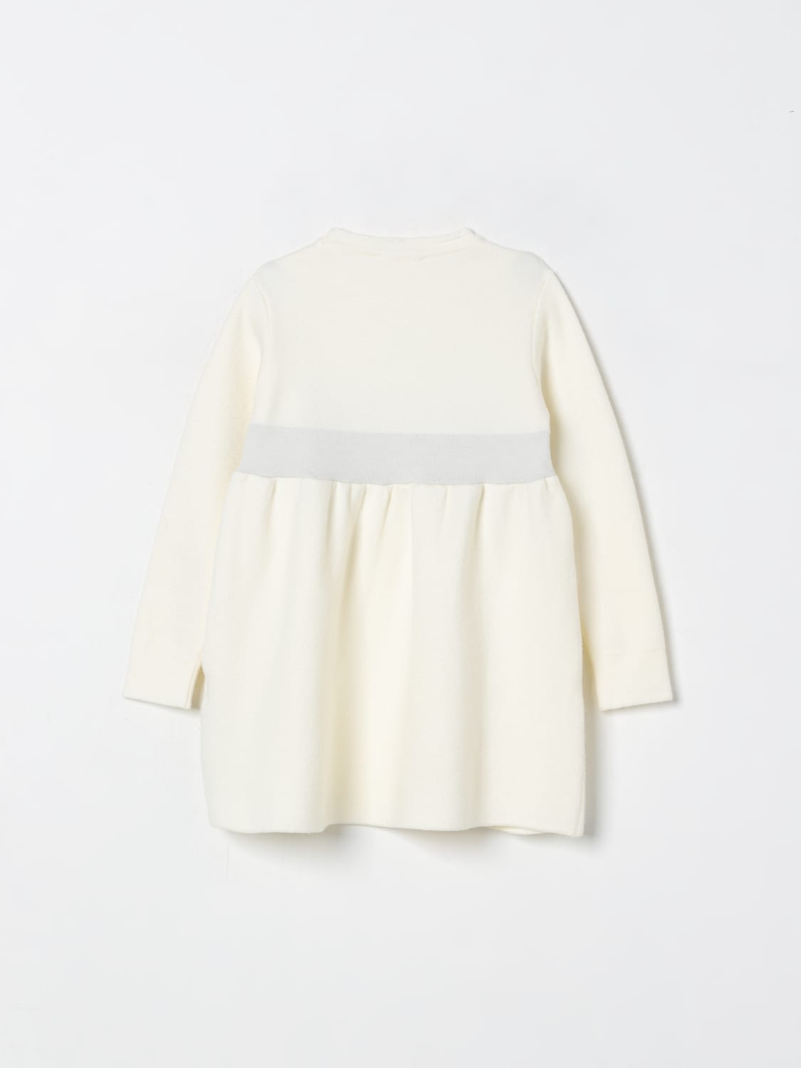 MISS BLUMARINE ROMPER: Romper kids Miss Blumarine, Ivory - Img 2