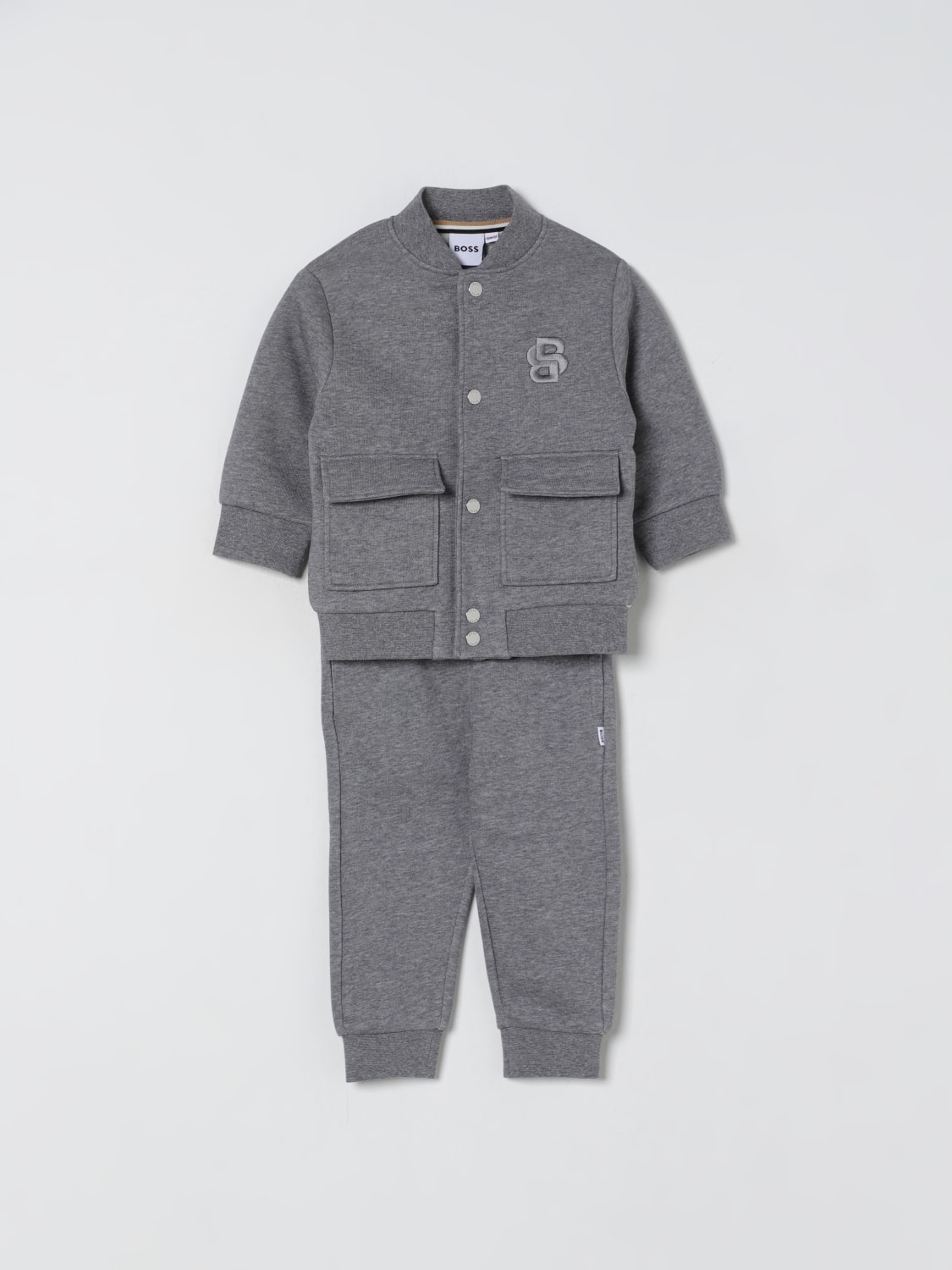 BOSS ジャンプスーツ: ロンパース ボーイ Boss, グレー - Img 1