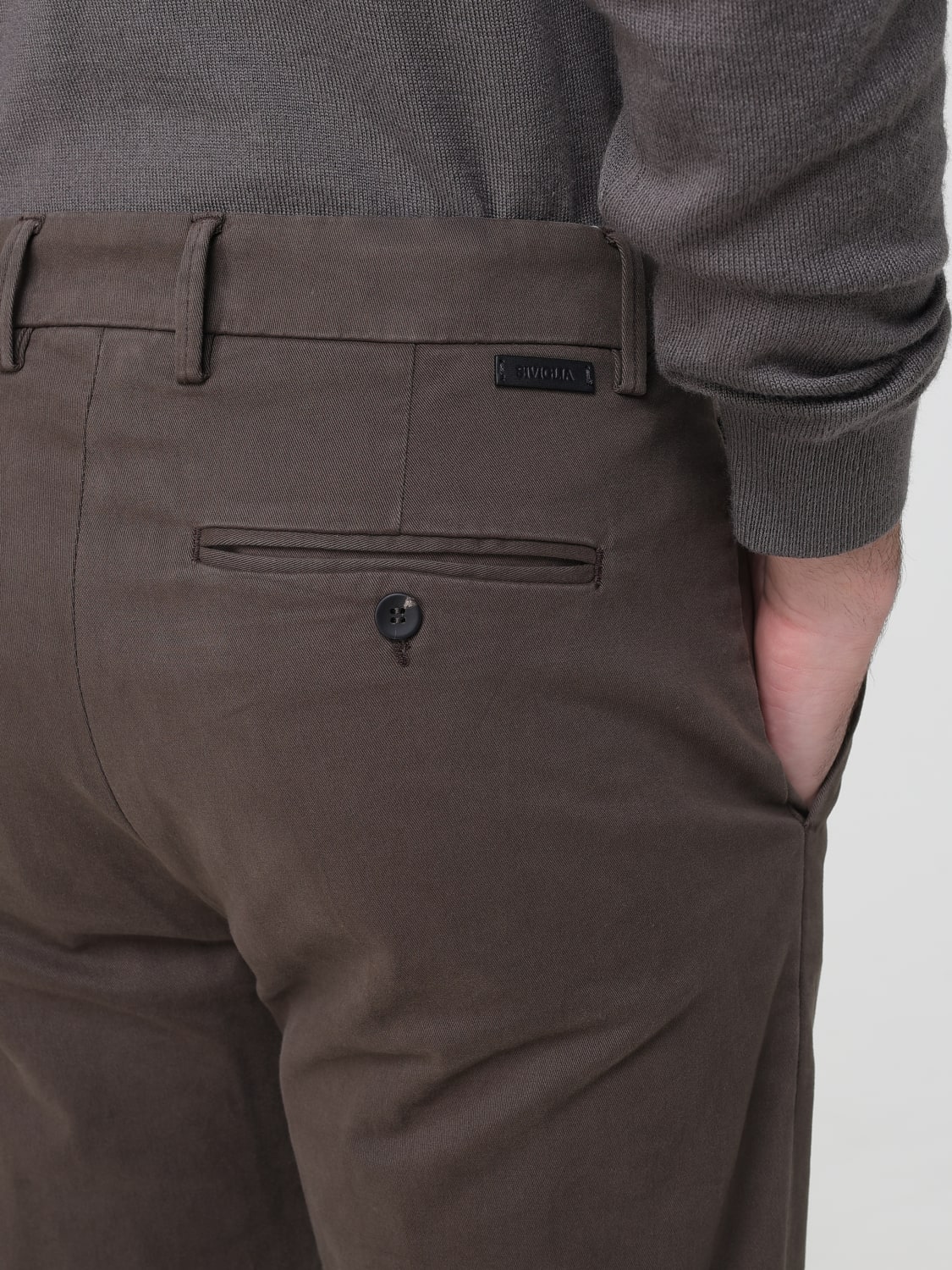 SIVIGLIA PANTS: Pants men Siviglia, Brown - Img 3