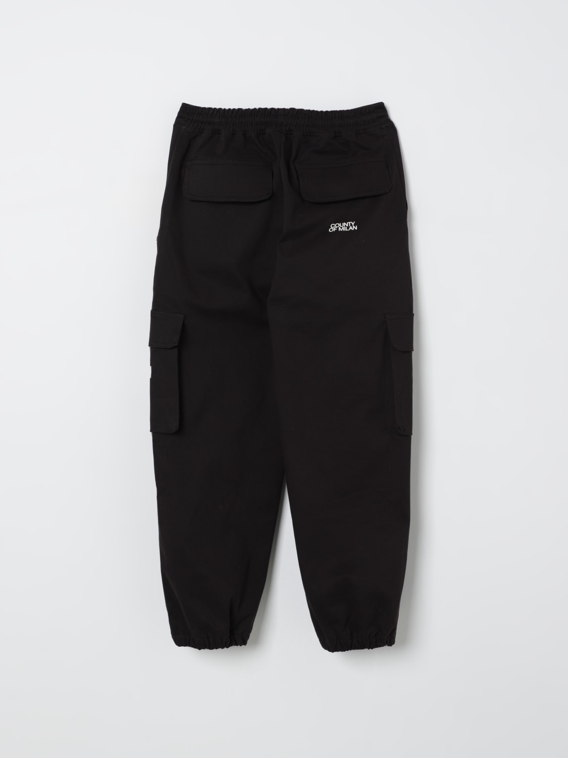 COUNTY OF MILAN PANTS: Pants kids County Of Milan, Black - Img 2