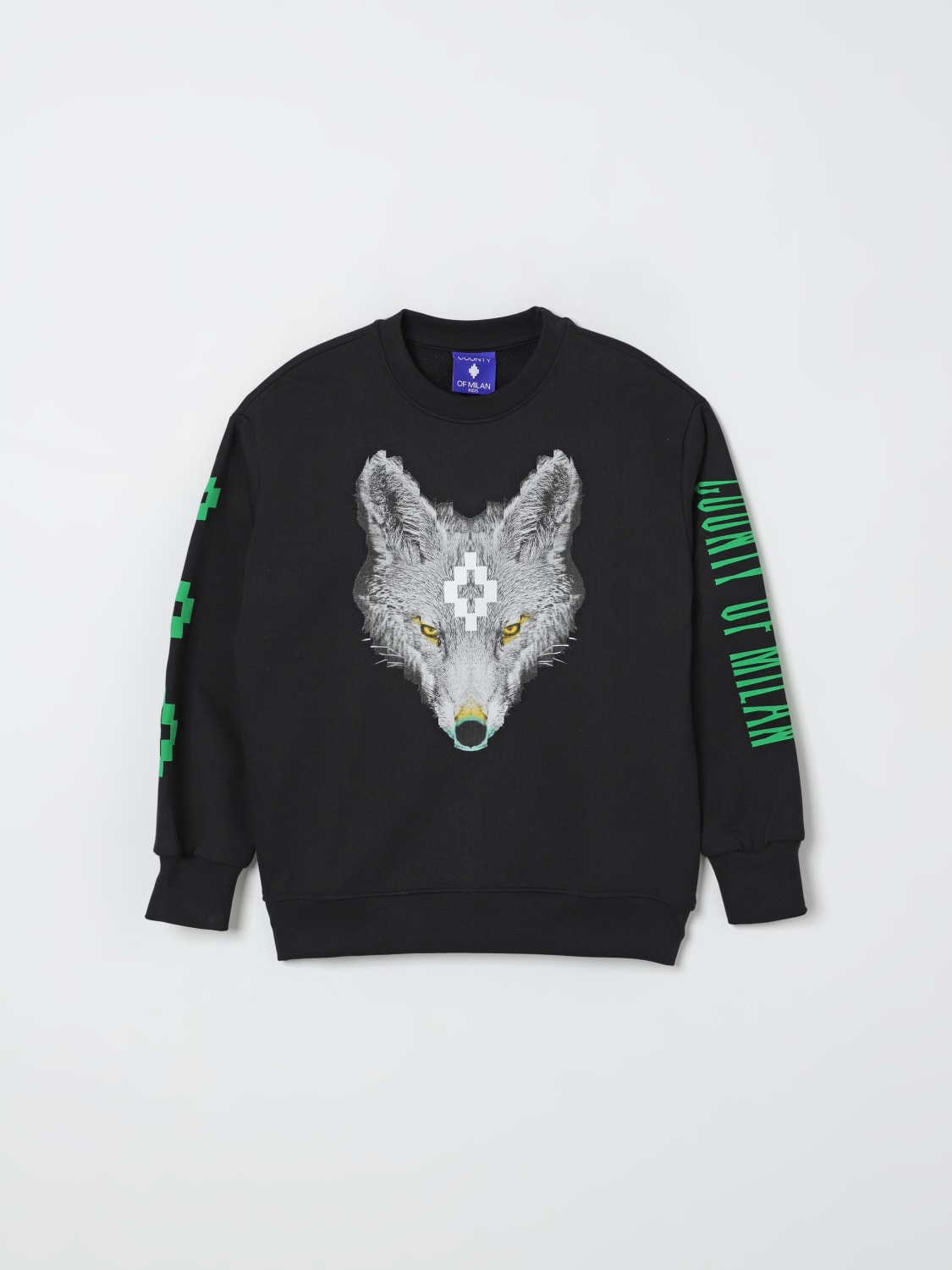 COUNTY OF MILAN PULLOVER: Pullover kinder County Of Milan, Schwarz - Img 1