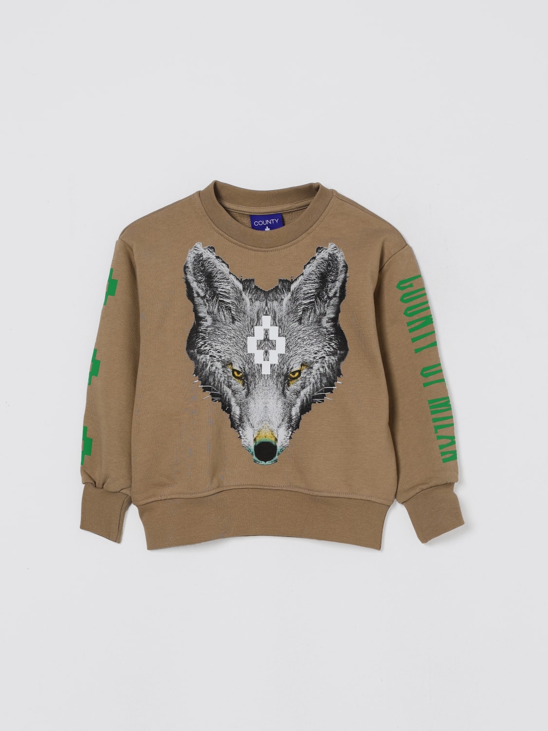 COUNTY OF MILAN SWEATER: Sweater kids County Of Milan, Camel - Img 1