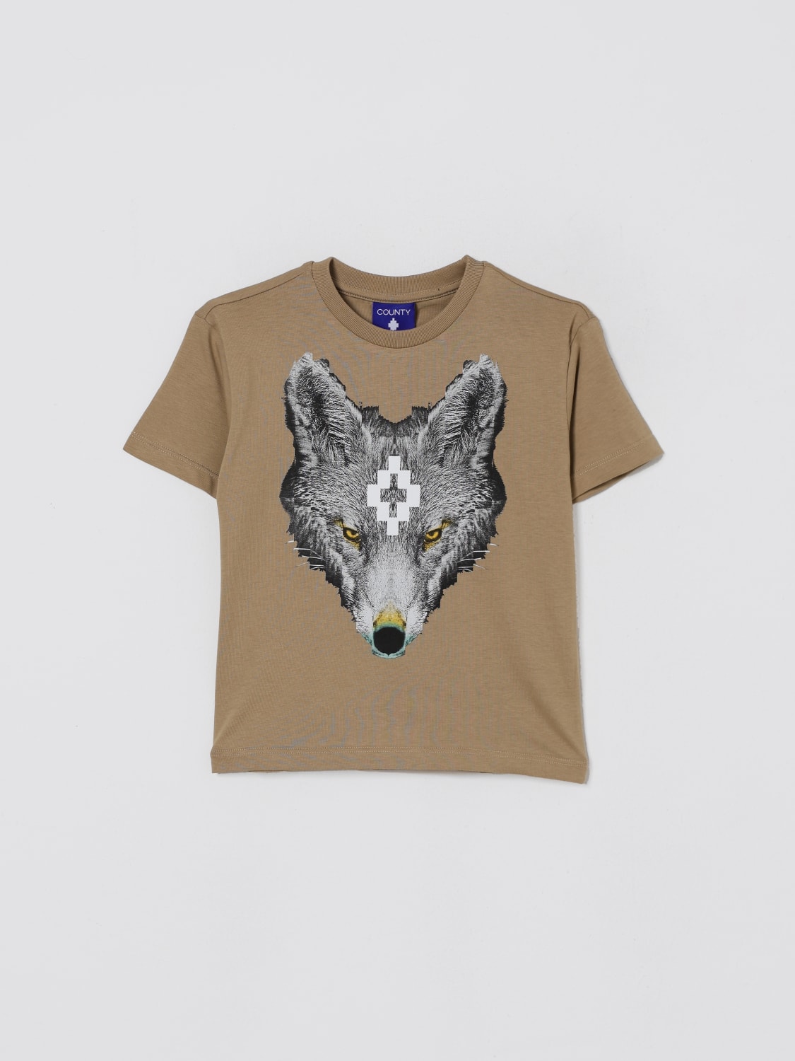 COUNTY OF MILAN T-SHIRT: T-shirt kids County Of Milan, Camel - Img 1