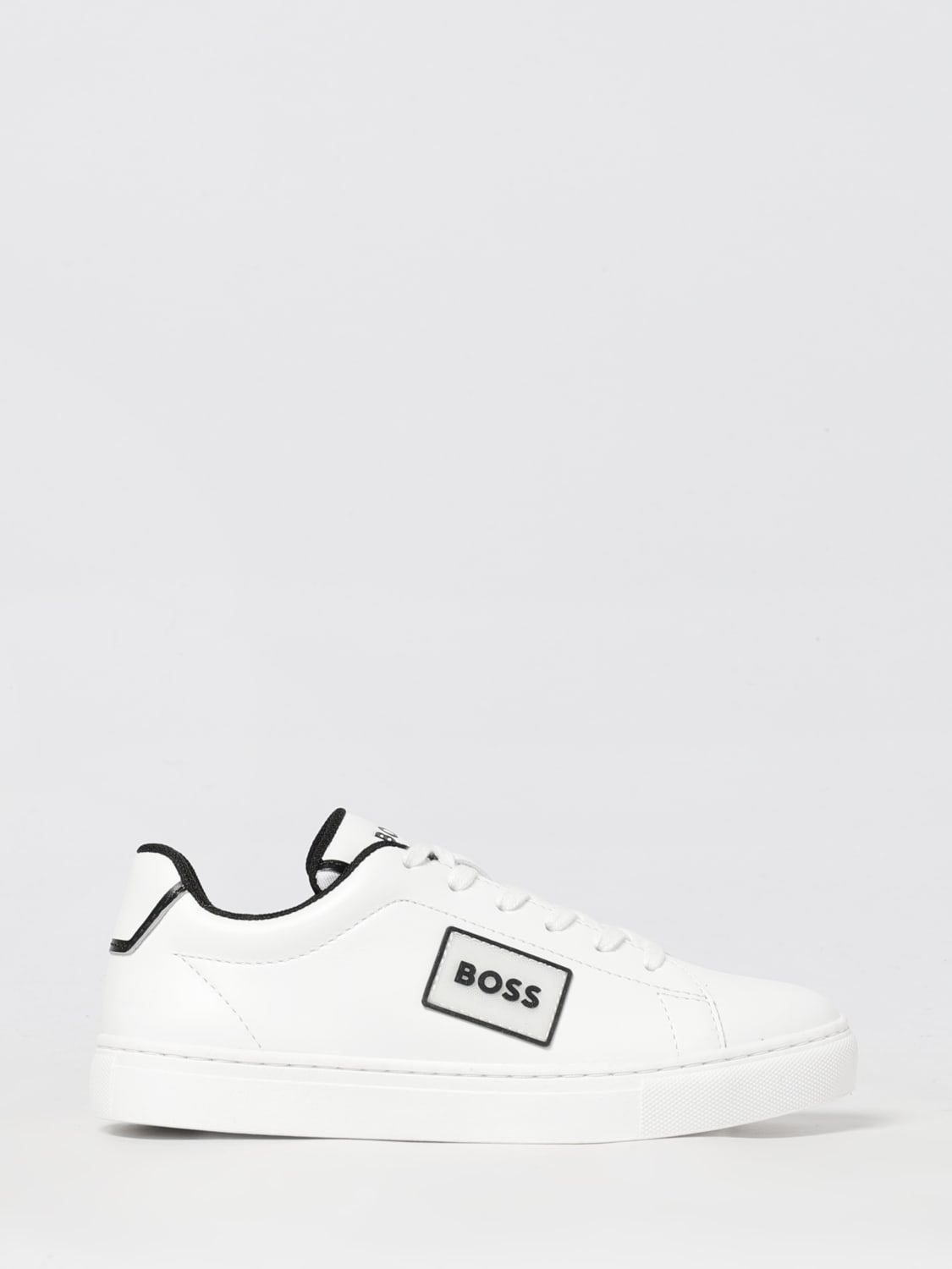 BOSS SNEAKERS: Shoes kids Boss, White - Img 1