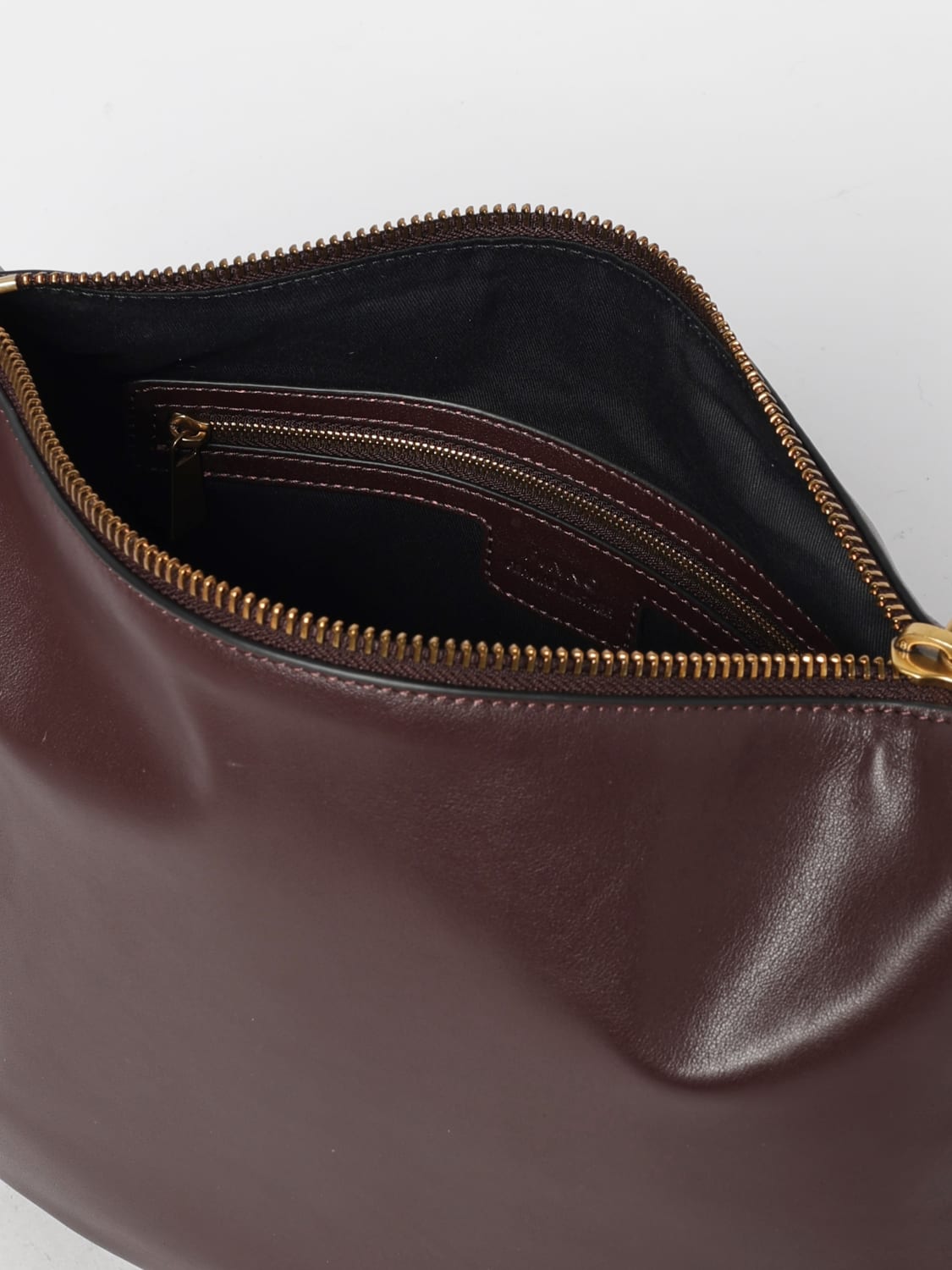 PINKO BORSA A TRACOLLA: Borsa Hobo zip around Pinko, Rosso - Img 3