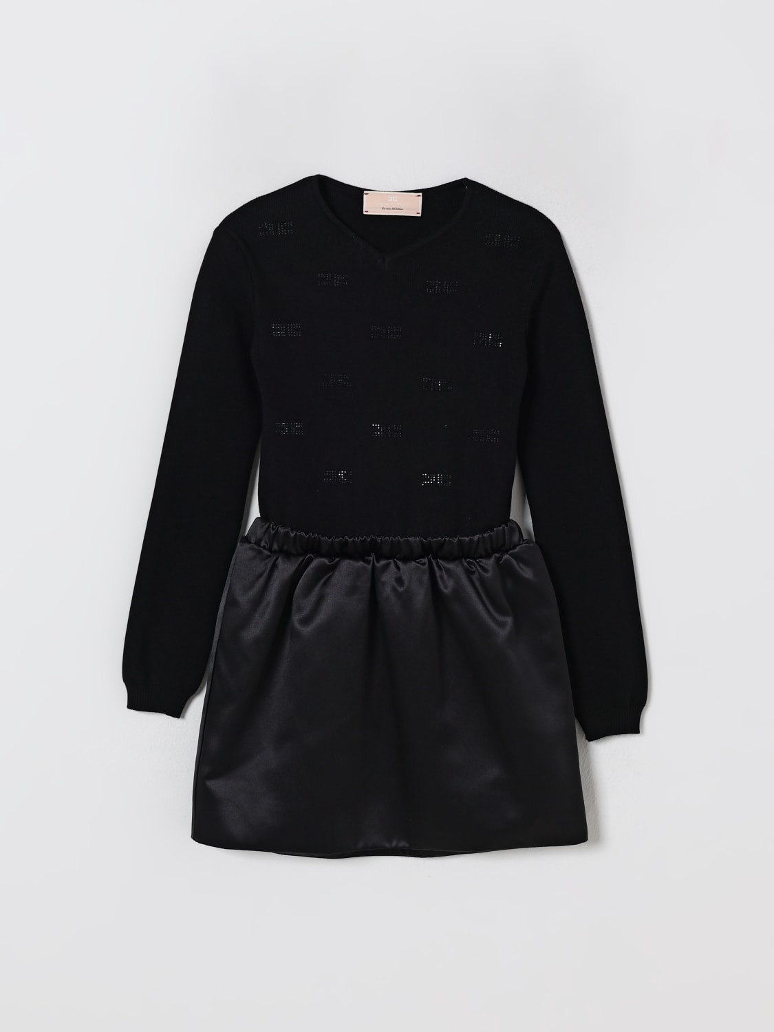 ELISABETTA FRANCHI LA MIA BAMBINA VESTIDO: Vestido niños Elisabetta Franchi La Mia Bambina, Negro - Img 1