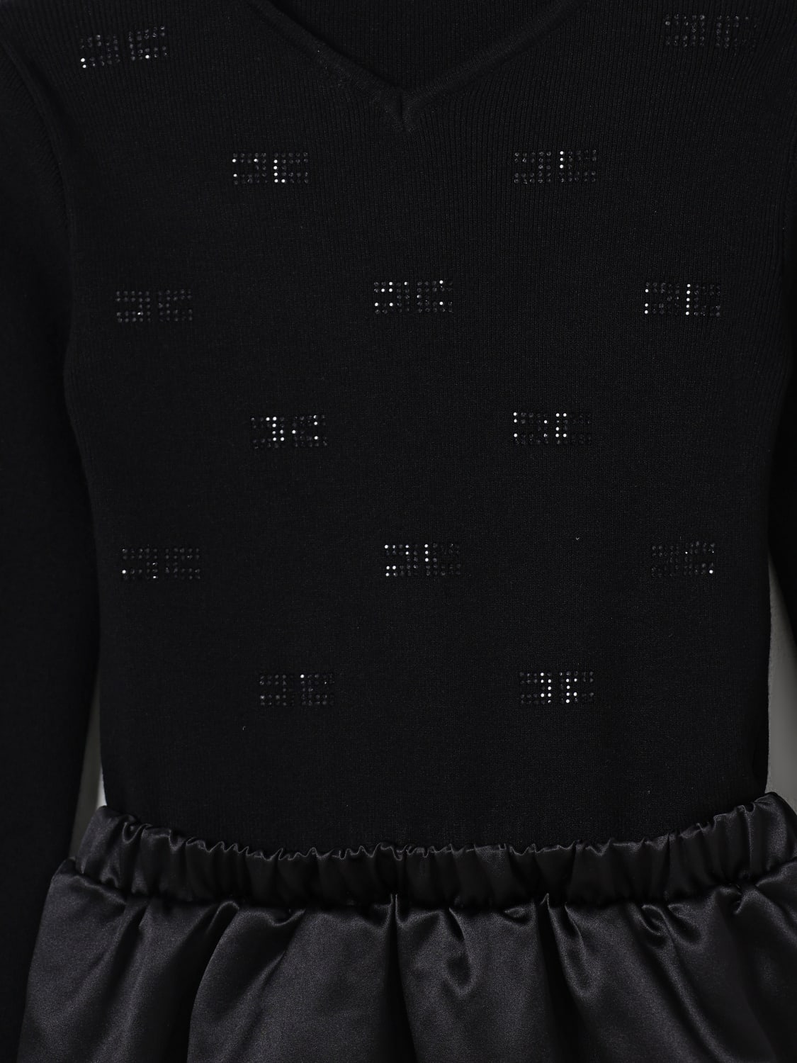 ELISABETTA FRANCHI LA MIA BAMBINA VESTIDO: Vestido niños Elisabetta Franchi La Mia Bambina, Negro - Img 3