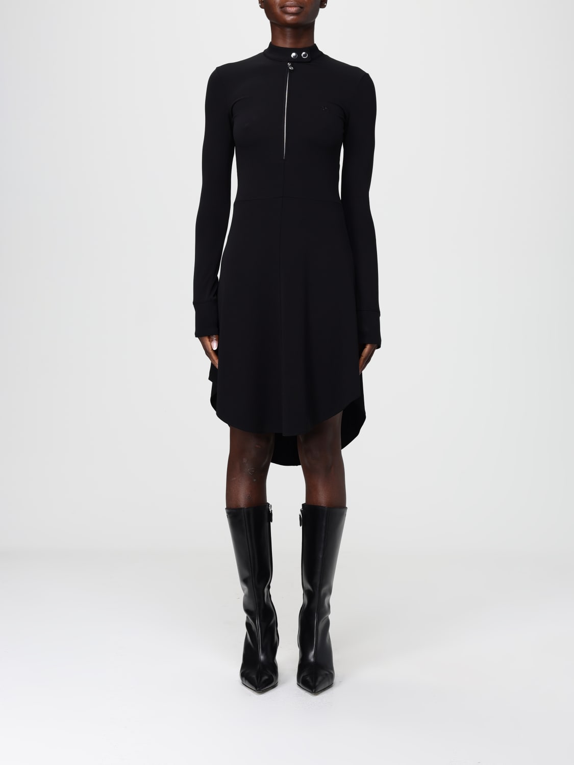 COURRÈGES DRESS: Dress woman CourrÈges, Black - Img 1