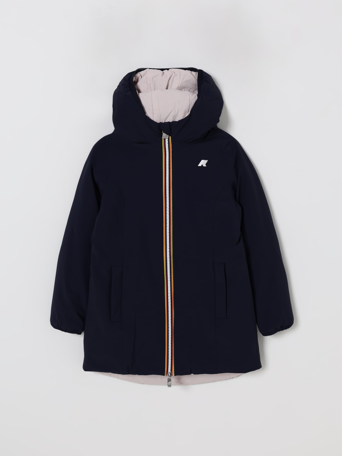 K-WAY JACKET: Jacket kids K-way, Blue - Img 1