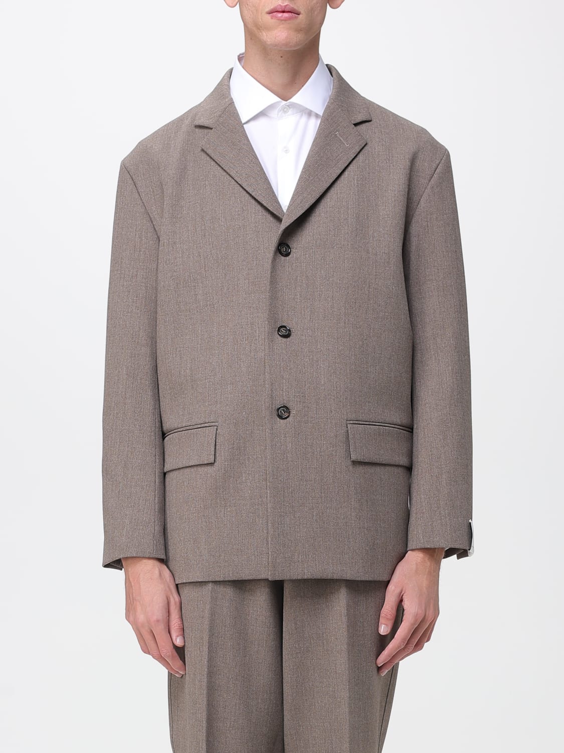 PAOLO PECORA JACKET: Blazer men Paolo Pecora, Sand - Img 1