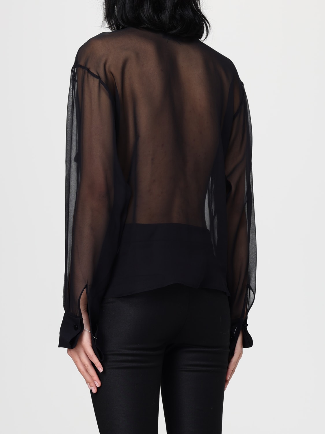 BLUMARINE HEMDBLUSE: Hemdbluse damen Blumarine, Schwarz - Img 3