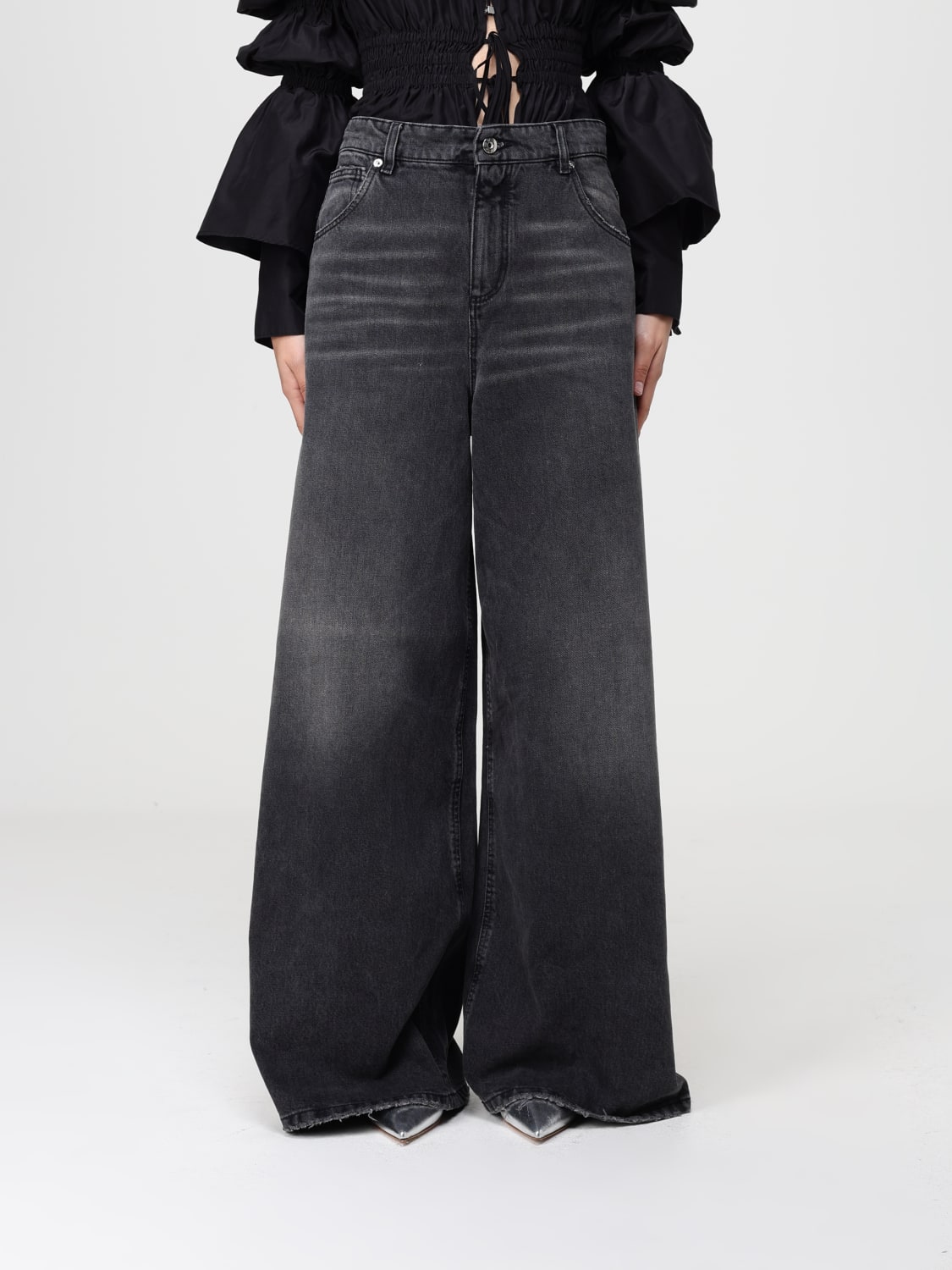 BLUMARINE JEANS: Jeans femme Blumarine, Gris - Img 1