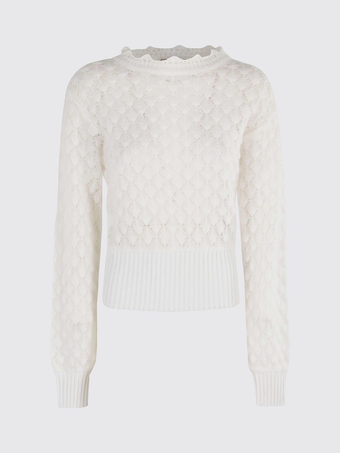 BLUMARINE MAGLIA: Maglia in mohair Blumarine, Bianco - Img 1