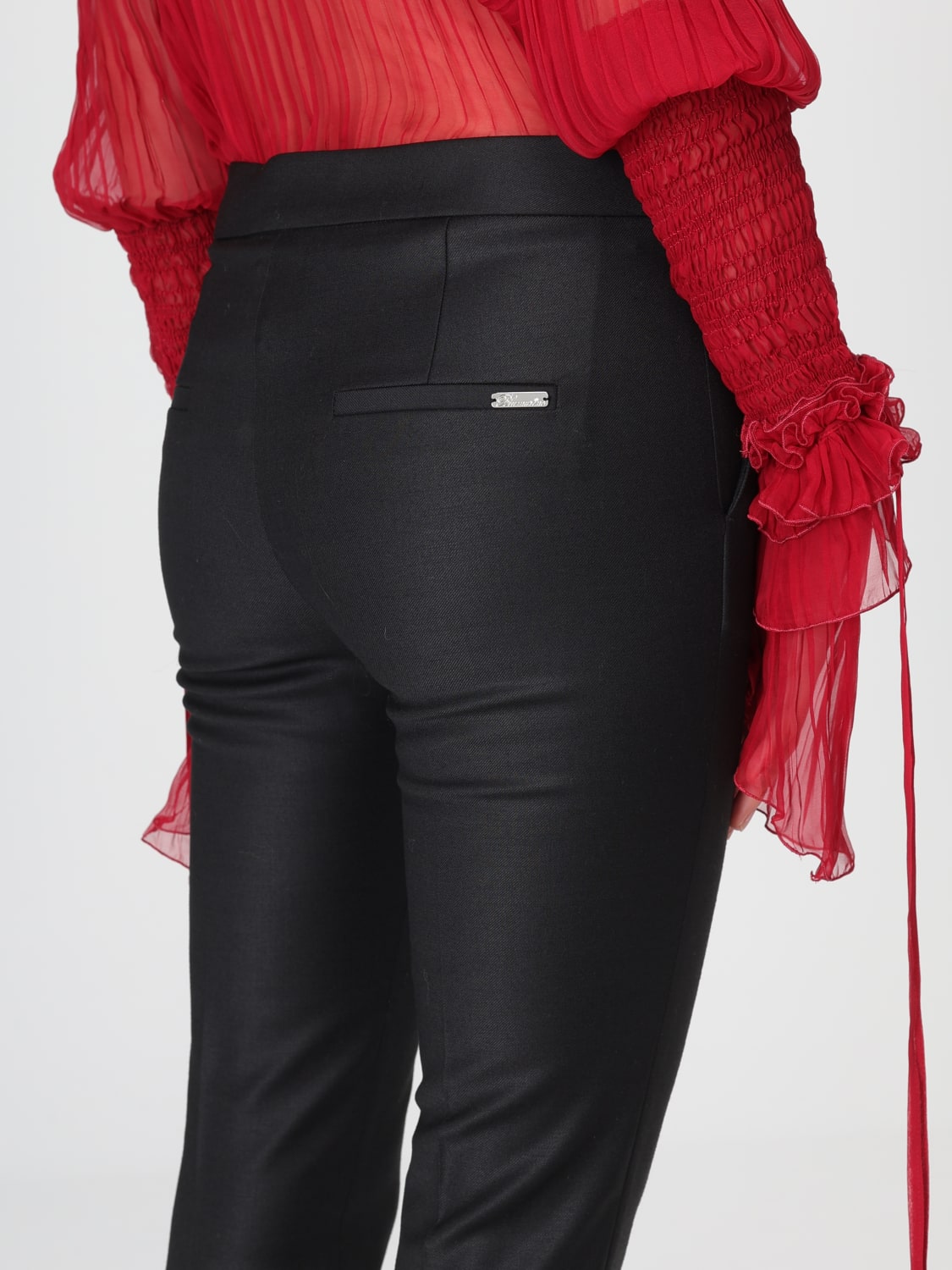 BLUMARINE HOSE: Hose damen Blumarine, Schwarz - Img 4