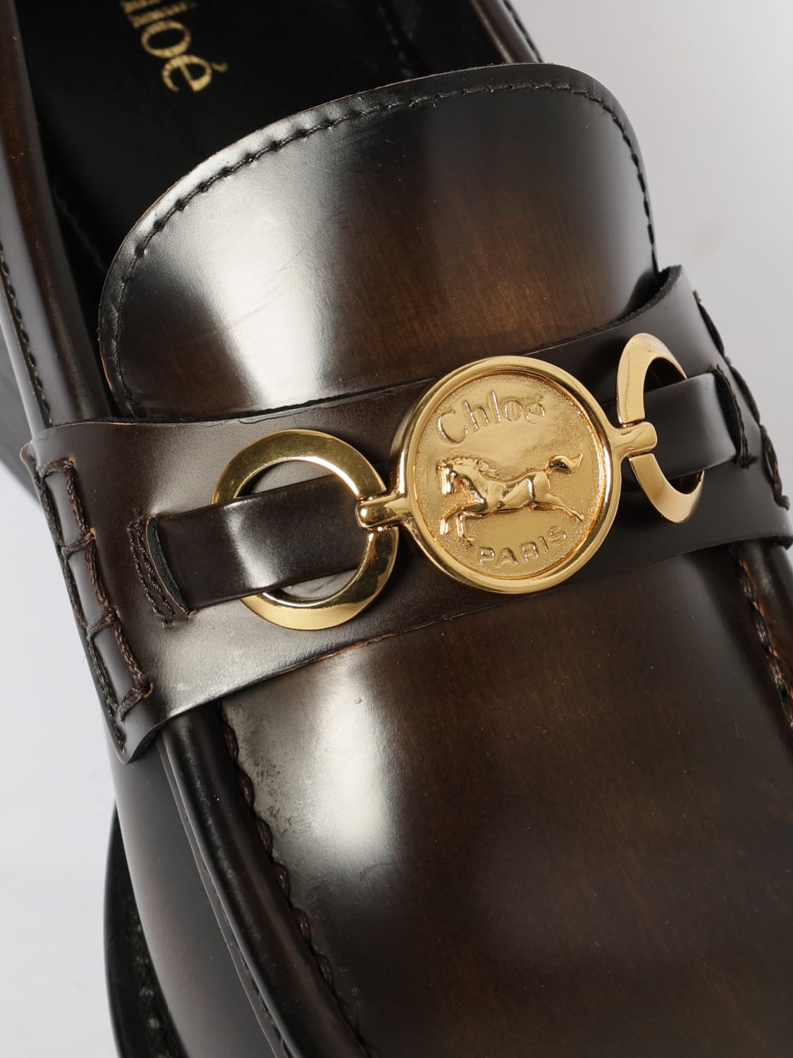 CHLOÉ LOAFER: Shoes woman ChloÉ, Brown - Img 4
