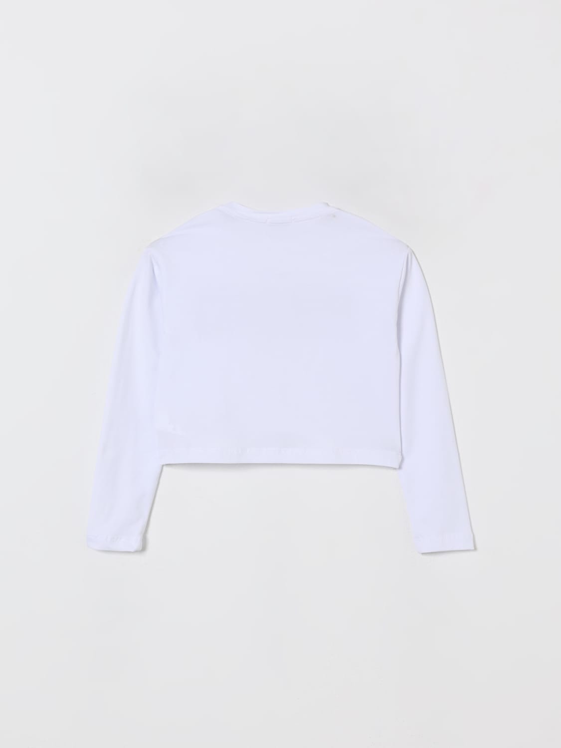 PINKO T-SHIRT: T-shirt in cotone con logo e cuore Pinko, Bianco - Img 2