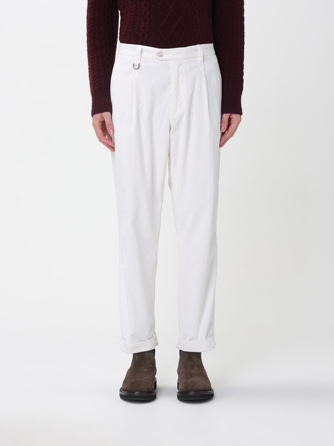 PAOLO PECORA HOSE: Hose herren Paolo Pecora, Weiß - Img 1