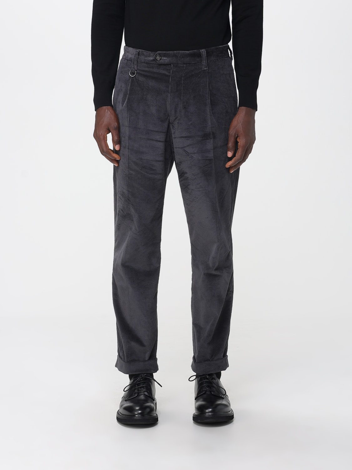 PAOLO PECORA PANTS: Pants men Paolo Pecora, Grey - Img 1