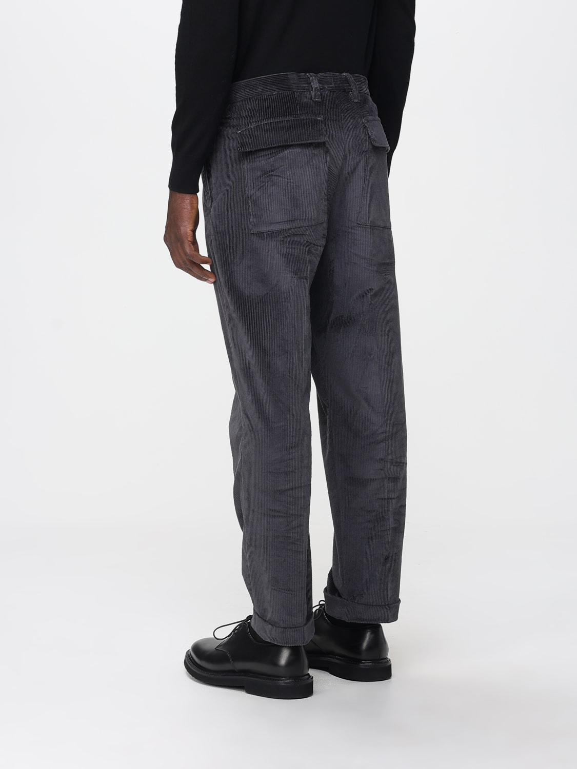 PAOLO PECORA PANTS: Pants men Paolo Pecora, Grey - Img 2