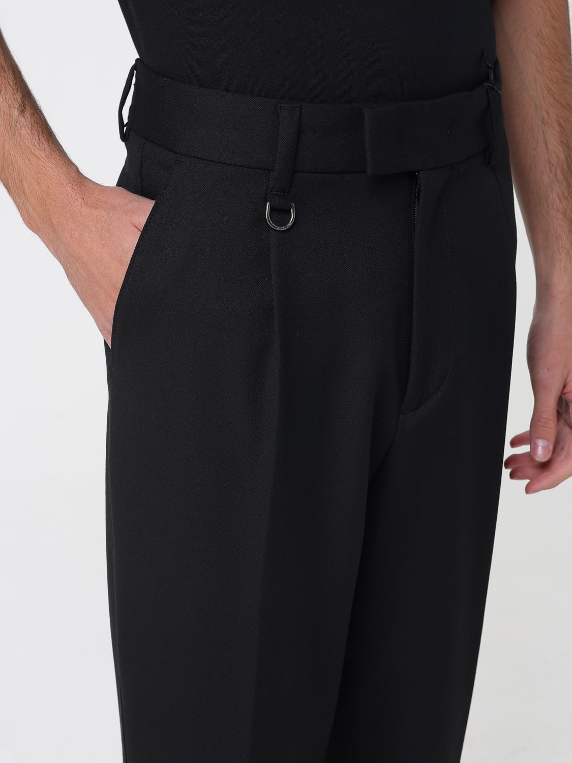 PAOLO PECORA HOSE: Hose herren Paolo Pecora, Schwarz - Img 3