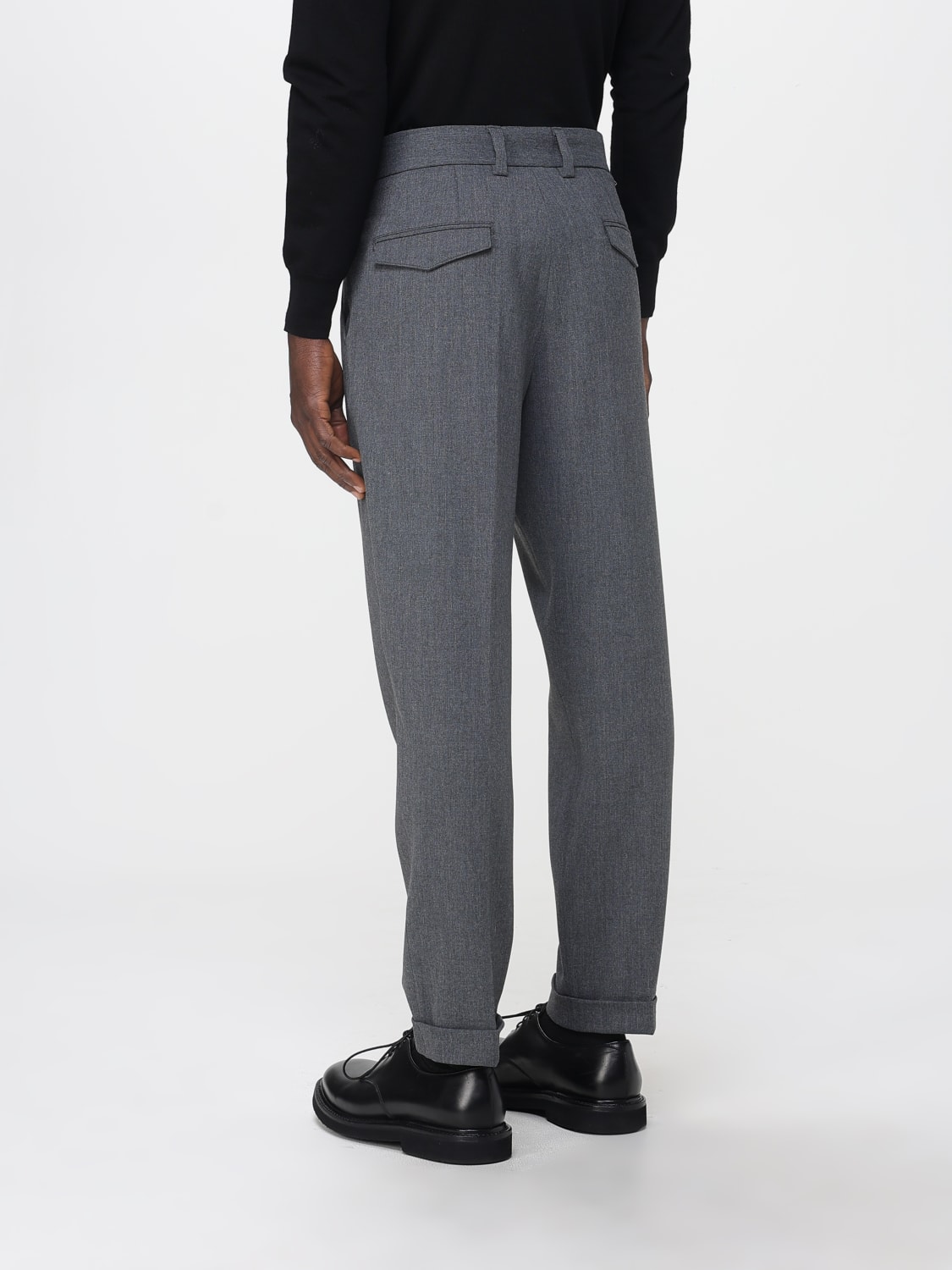 PAOLO PECORA PANTALONES: Pantalones hombre Paolo Pecora, Gris - Img 2