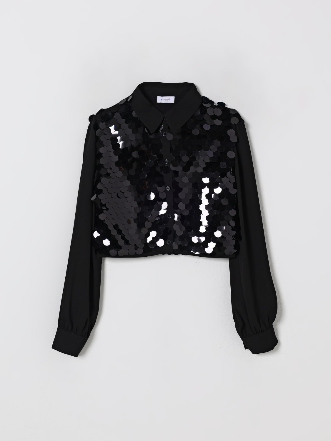 PINKO BLUSE: Bluse kinder Pinko, Schwarz - Img 1