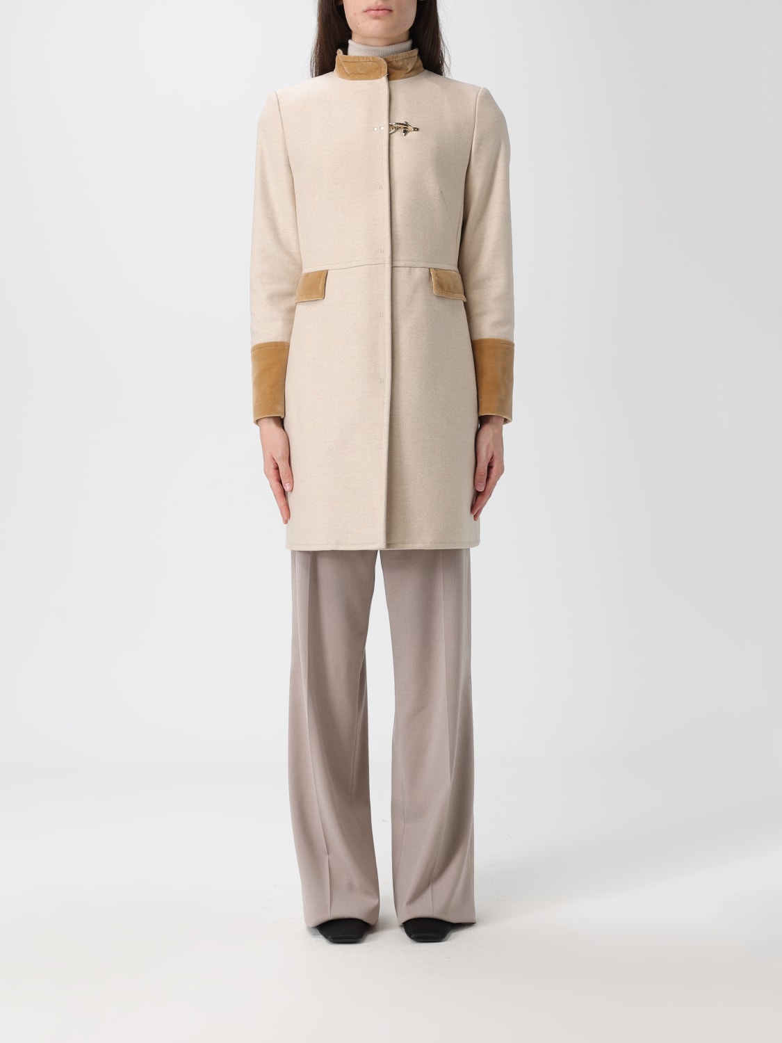 FAY COAT: Coat woman Fay, Ivory - Img 1