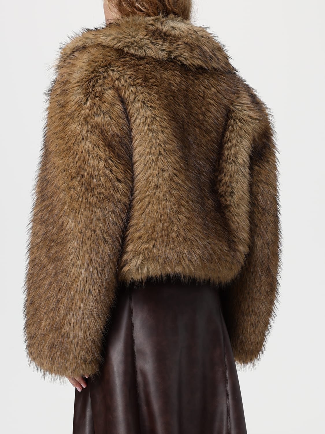 STAND STUDIO FOURRURE: Veste femme Stand Studio, Beige - Img 2