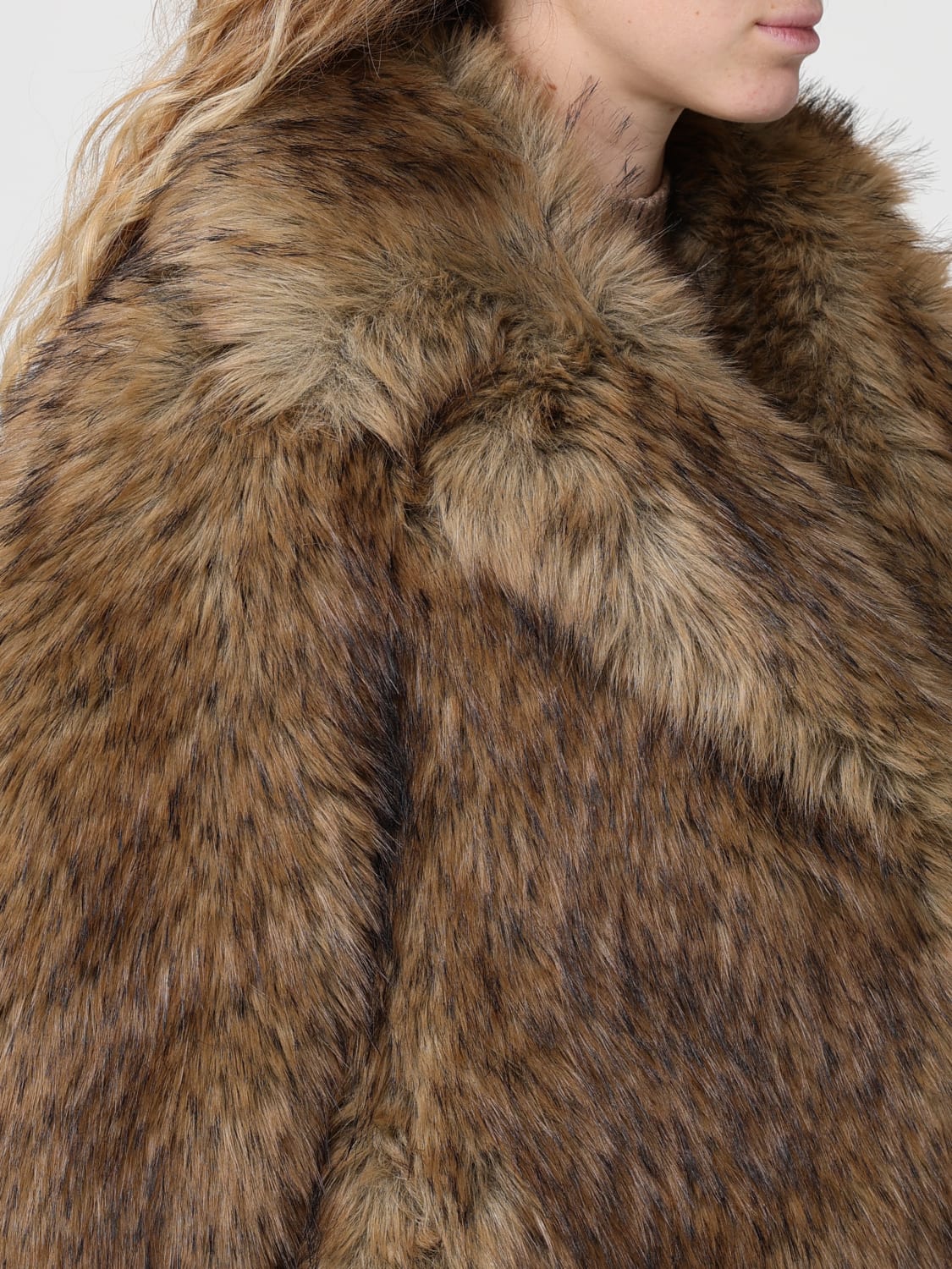 STAND STUDIO FOURRURE: Veste femme Stand Studio, Beige - Img 4