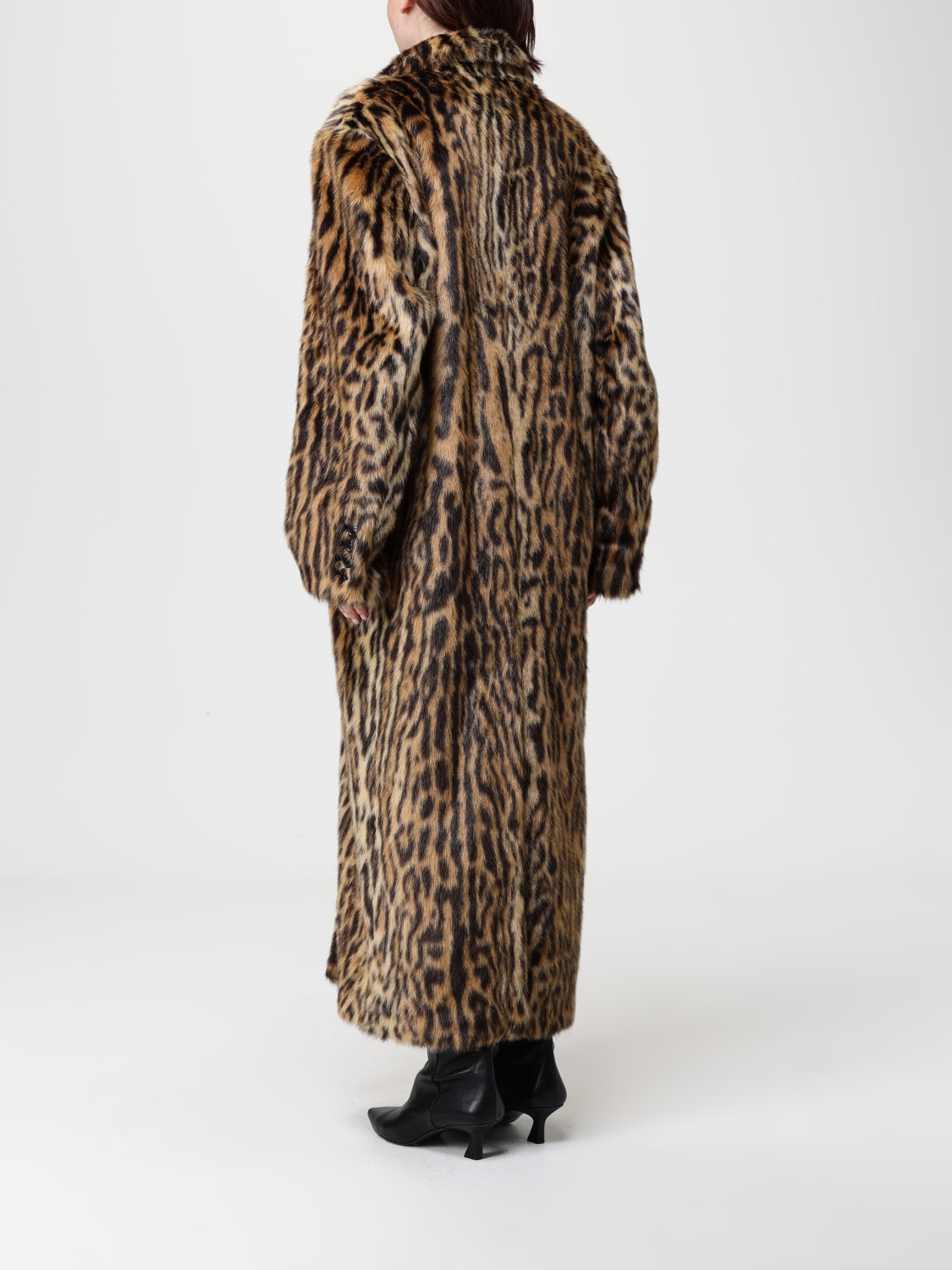STAND STUDIO FUR COAT: Coat woman Stand Studio, Multicolor - Img 2